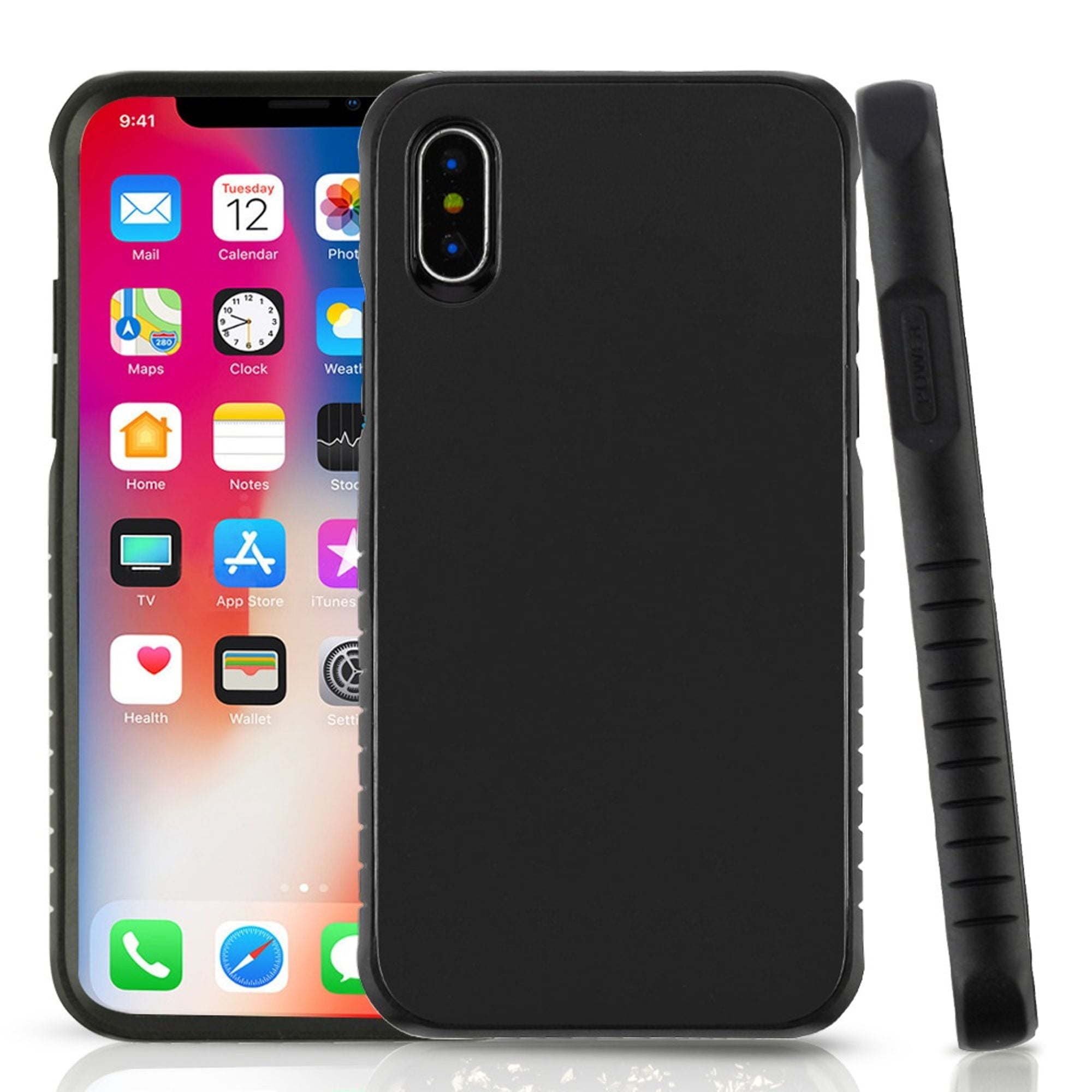 Valor Dual Layer Hybrid PC/TPU Rubber Case Cover for Apple