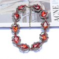 thumbnail image 4 of Luxury Red Big Glass Crystal Choker Necklaces Pendants Women Jewelry S--Purple-Model code 8254---Product code 61216, 4 of 4