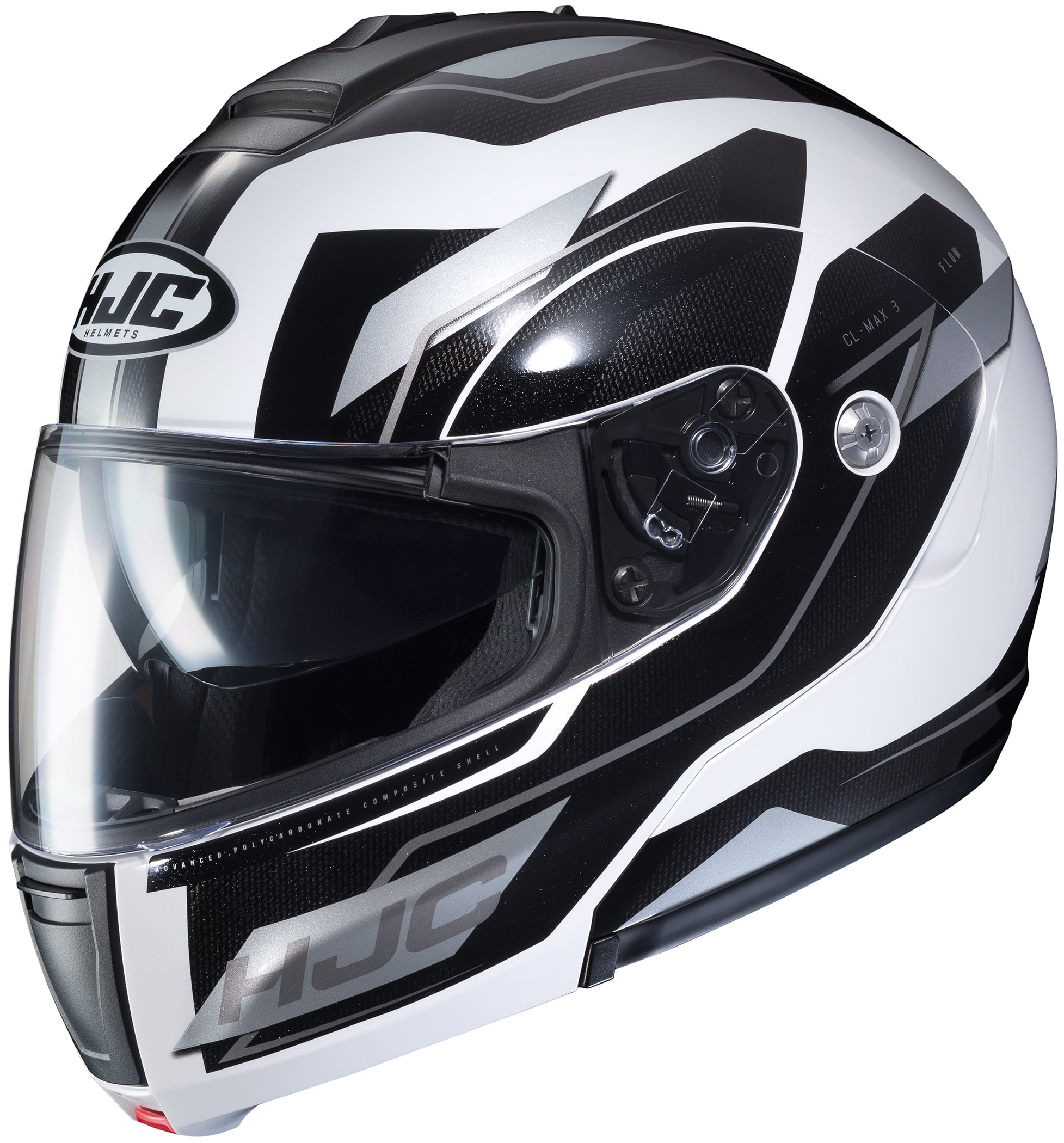 HJC Flow Mens CL-MAX 3 Modular Street Motorcycle Helmet MC-10 Large 0846-1010-06 