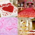 thumbnail image 4 of 2200 piezas de pétalos de rosa de tela no tejida, pétalos de rosa simulados, decoración floral para fiestas de bodas, 4 of 5