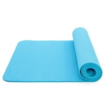 Clever Yoga Bettergrip Tpe 6mm Yoga Mat Light Blue Walmart Com
