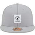 thumbnail image 2 of Men's New Era Gray Pittsburgh Steelers 2025 Sideline  59FIFTY Fitted Hat, 2 of 5