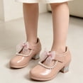 thumbnail image 3 of PLHWHYQ Girls Everyday Wear Sneakers for Little Girls with Bow | Comfortable Soft Sole Fashion Casual Shoes for Daily Activities Pink-e 9.5-10 Years, 3 of 3