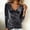 Gray, variant on NominalSnug Velvet Tops for Women Wrap V Neck Long Sleeve Shirts Side Button Ruched Blouses Dressy Casual Going out Tops Fall 2026