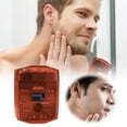 thumbnail image 1 of Transparent Double Head Shaver Men's High Power Digital Display Shaver Rechargeable Portable Small Steel Mini Transparent Body Double Head Shaver, 1 of 1