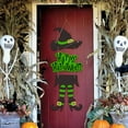 thumbnail image 5 of Luoshdecor Front Door Witch Theme Hanging Decor , Hallowee Witch Legs and Scary Witch Hat Hanging Sign Wall Decor for Room Party Indoor Home Decor, 5 of 6