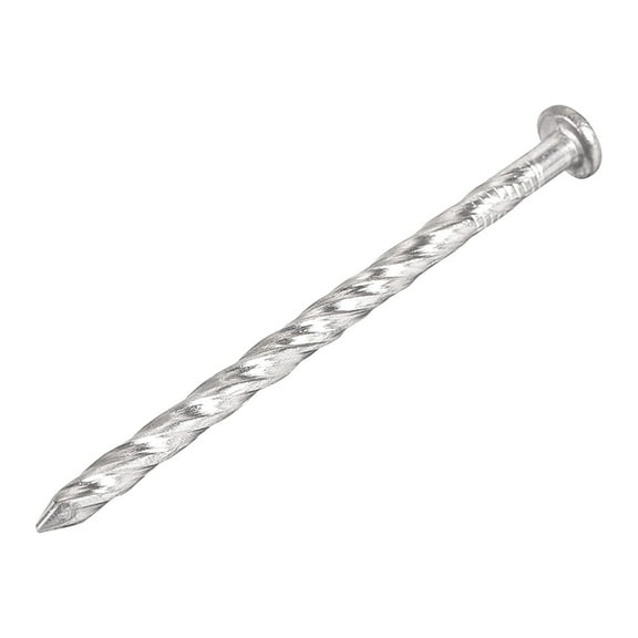 Spiral Deck Nails Stainless Steel Nail Spiral Shank 62mmx3mm(LxD) , 50Pcs