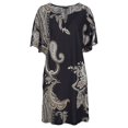 thumbnail image 4 of LASCANA Women's Paisley Print Short Sleeve Dress Screen Print, 4 of 5