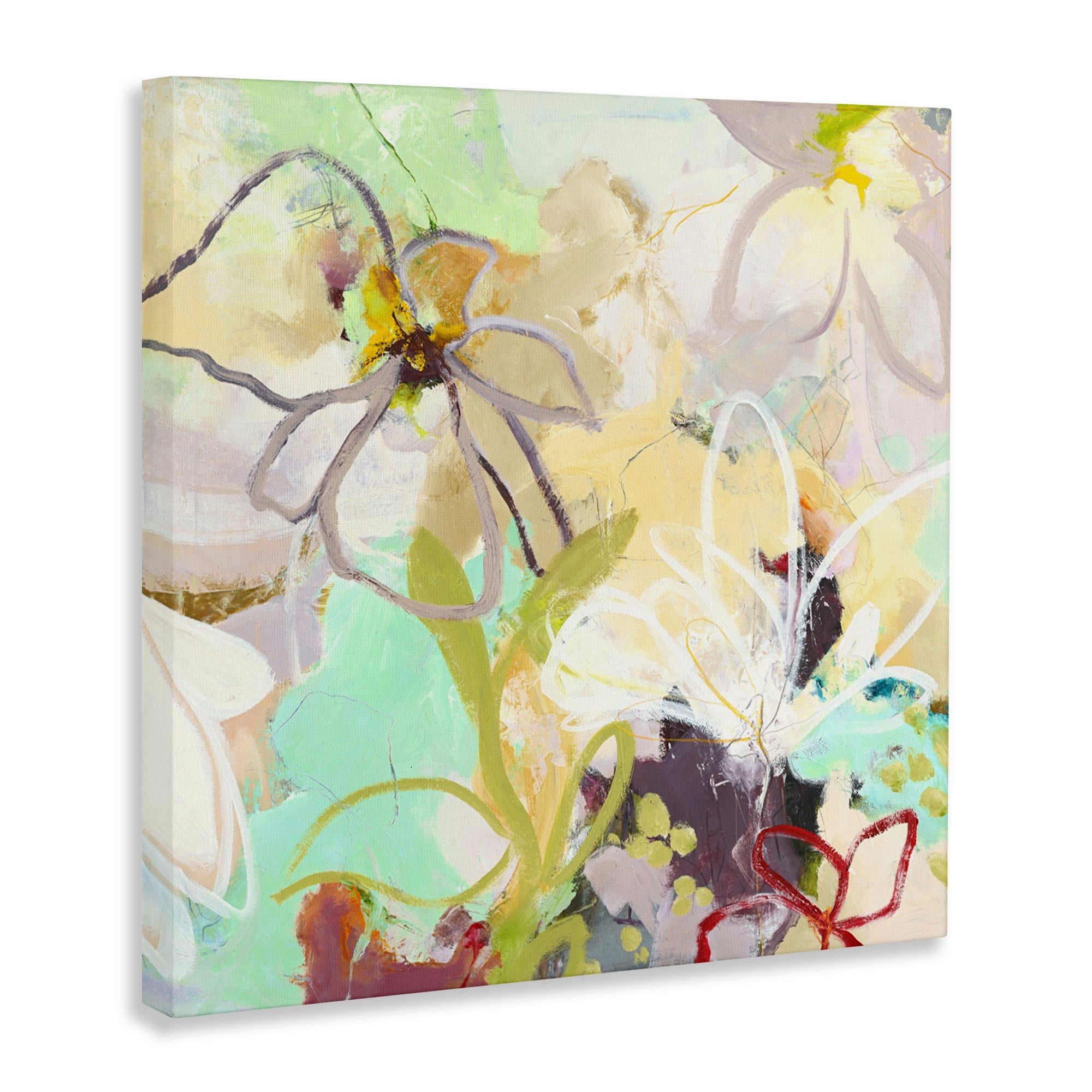 Last Days Of Spring Abstract Canvas Wall Art, design by Design Fabrikken