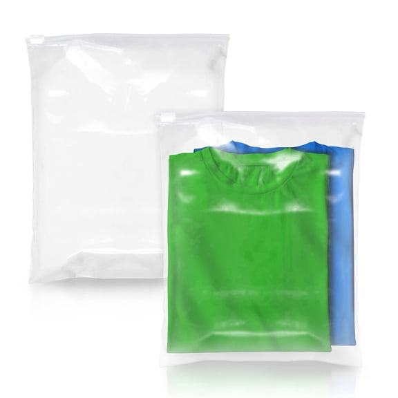 Clear Polyethylene Slide Seal Top Bags, 2.75 mil, 250 Count, 12 x 15 in