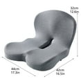 thumbnail image 2 of Ergonomic Memory Foam Car Seat Cushion with Lumbar Support Backrest and Integrated Seat Pad for Driving Comfort, 2 of 8