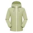 thumbnail image 3 of Guluxicc Men's Athletic Jackets with Pockets Waterproof Wind Resistant Drawstring Full Zipper Long Sleeve Hooded Jackets for Cycling Hiking Wear Fall Winter Casual Jackets, 3 of 4