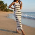thumbnail image 7 of Bathing Suit Cover Up for Women Crew Neck Sleeveless Swimsuit Coverup Summer Crochet Beach Cover Ups, 7 of 7