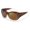 A05 Fade Brown/Brown Lens, variant on Women's Vintage Inspired Oval Shades UV400 with Metal Rivet Accent for Grunge Rock Punk Look