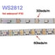 thumbnail image 2 of Tira de luces led de píxeles inteligentes WS2812B, 1m/2m/3m/4m/5m, 30/60/144 píxeles/led/m, WS2812 IC, IP30/IP65/IP67 cinta de lámpara led DC5V, 2 of 3