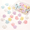 Glitter Star, variant on 50 Pcs Boxed Pink White Flower Push Pins, Decorative Cute Wall Thumb Tacks for Cork Board, Bulletin Board, Hanging Photo Poster, Office Supplies