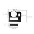 thumbnail image 4 of Headlight Switch Frame Headlight Switch Cover Carbon Fiber Trim Switch Frame Decoration 2Pcs Carbon Fiber Headlight Switch Frame Cover Fit For   2009-2013, 4 of 8
