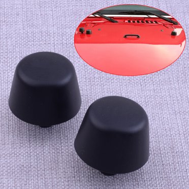 2Pcs Rubber Bumper Cushion Hood Bump Stop Fits for Jeep Wrangler YJ 1987-1995 YJ, TJ 1997-2006, JK 2007-2018