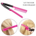 thumbnail image 3 of Flmtop Multifunction V Shape Flat Hair Styling Straightening Comb Salon DIY Style Tool, 3 of 10
