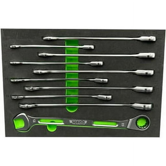 VIM Tools VMSAR100 Slim Angled Ratcheting Wrenches