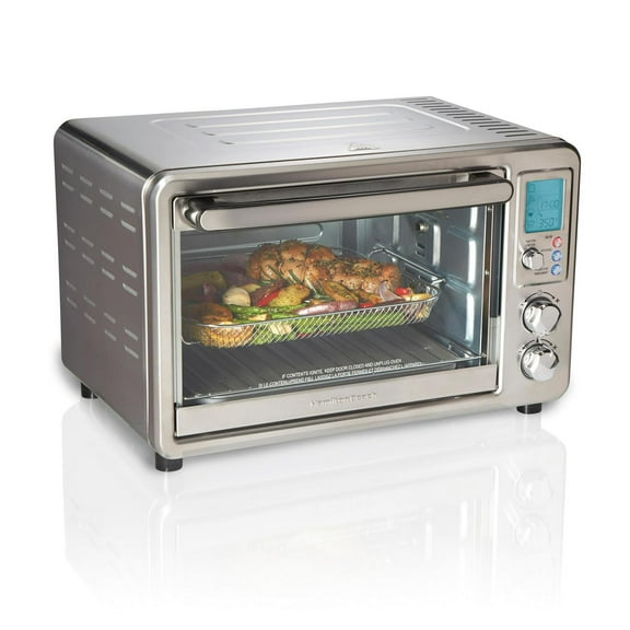 Hamilton Beach Sure-Crisp Digital Air Fryer Toaster Oven with Rotisserie - 9 x 12