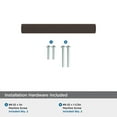 thumbnail image 5 of Amerock Merced 3 inch (76mm) Center-to-Center Oil-Rubbed Bronze Cabinet Pull, 5 of 7