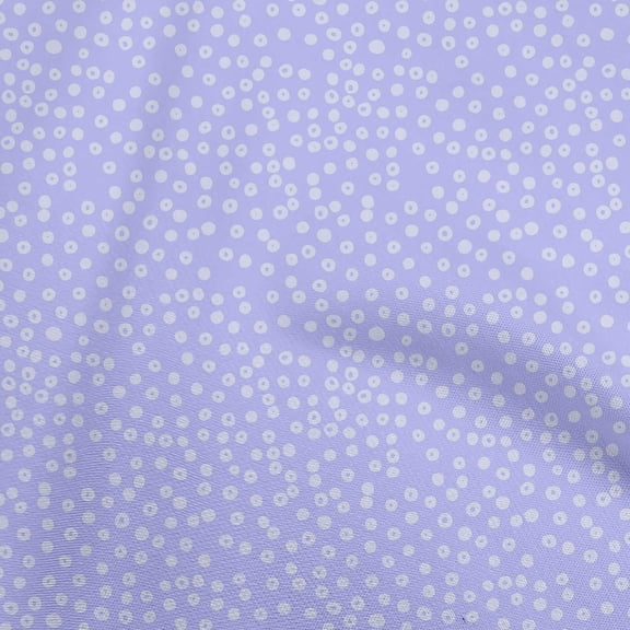 oneOone Cotton Cambric Medium Purple Fabric Dot Quilting Supplies Print Sewing Fabric By The Yard 42 Inch Wide