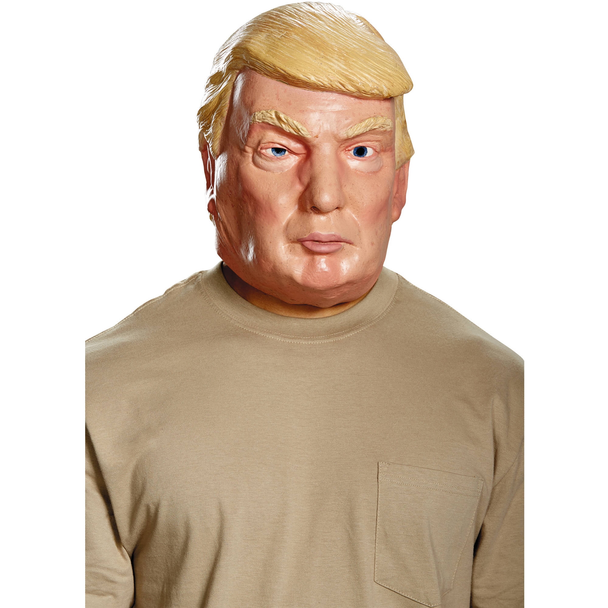 Image result for kid in Trump Halloween mask