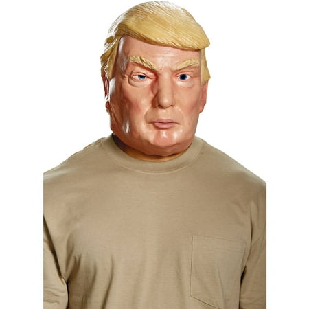 Historical Donald Trump Multi-color Plastic Halloween Costume Mask, for Adult