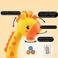 thumbnail image 2 of Kids Drawing Projector Cute Little Deer 3 Level Adjustable Battery Powered Drawing Projector Table with Sound Effect Yellow Deer, 2 of 4