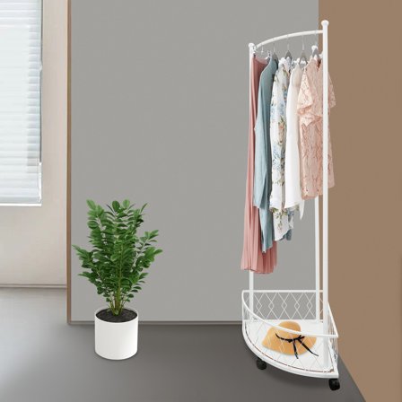 Corner Hanger，Corner Clothes Rack, Coat Storage Rack, Floor Standing Clothes Rack