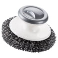 thumbnail image 6 of FONDOTIN Kitchen Scrub Brush Wok Cleaning Scrub Brush Grey Non-Scratching 1Set, 6 of 8