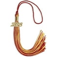 thumbnail image 6 of Endea Graduation Red/Gold Mixed Color Graduation Tassel with Gold Date Drop, 6 of 11