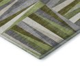 thumbnail image 3 of Addison Rugs Mayfield Premium Machine Washable Transitional Squares Green Round Rug, 8' x 8', 3 of 5