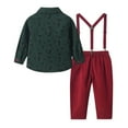 GEZHEN Toddler Boys Christmas Suit Long Sleeve T Shirt Tops Pants Child