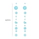 thumbnail image 3 of 2M Bubble Flag Telones de fondo 3D Floating Kids Birthday Party Supplies (Azul), 3 of 3