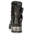thumbnail image 6 of NEW ROCK 407-S1 Silver Cross BOOTS Black Leather Gothic Punk Biker Shoes 36, 6 of 9