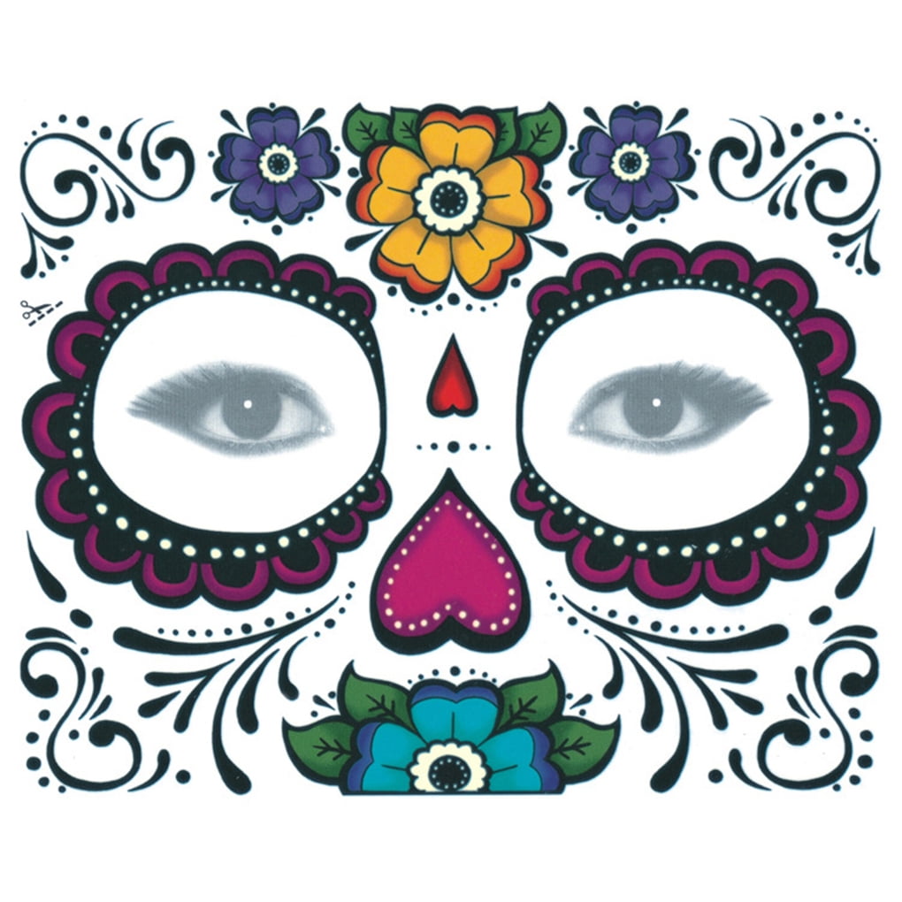 Boyijia Skull Long Lasting Full Face - Waterproof Costume Makeup Boyijia Skull Long Lasting Full Face - Waterproof Costume Makeup