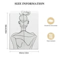 thumbnail image 2 of Acheng Minimalist Line Wall Art Minimalist Canvas Wall Art Woman Silhouette Wall Art Female Poster Woman Body Line Drawing Wall Art Minimalist Prints Abstract Wall Art Pictures Decor 16x20 in, 2 of 5