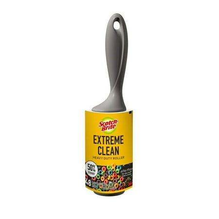 Scotch-Brite Extreme Clean Lint Roller, 48 sheets, 1 Roller