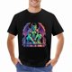 thumbnail image 2 of Gargoyle Statue Comics Art T-shirt Tee Steampunk Devil Short Sleeve, 2 of 4