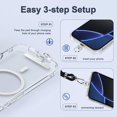 thumbnail image 3 of [5-Pack] 360° Rotatable Metal Phone Tether Tab, Ultra-Thin Stainless Steel Lanyard Patch for All Full-Coverage Cases, Universal Cell Strap Replacement Connector - Silver, 3 of 5