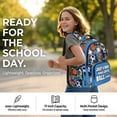 thumbnail image 6 of FKELYI Ball Games Blue Print Kids Backpack for Primary School Bookbag 17 Inch School Backpacks for Boys Girls Casual Daypack Lightweight Rucksack Knapsack, 6 of 7