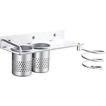 Space Aluminum Rack，Hair Dryer Hanging Rack Organizer Spiral Hair Care Tools Blow Dryer Holder，Simple to Install and Durable