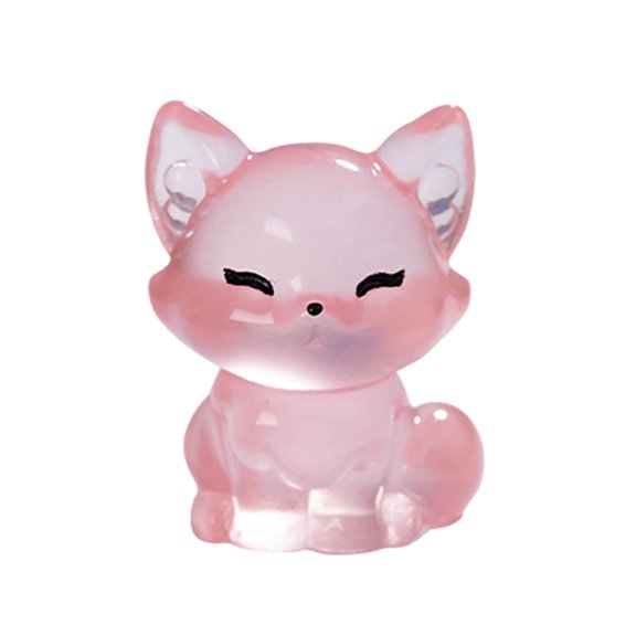 Glow In The Dark Mini Resin Animal Figurines For Desktop Dollhouse Fairy Garden Aquarium Decoration