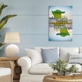 thumbnail image 2 of Stupell Industries Miami Beach Hut Reflection Canvas Wall Art design by Robin Vandenabeele, 30 x 20, 2 of 7