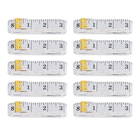 

Body Measuring Ruler Light Weight Tailor Tape Crafter Quilter For Sewing Waistline Tailoring White