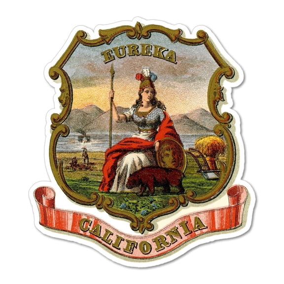Coat of Arms California Car Truck Window Bumper Laptop Cooler Sticker Decal