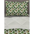 thumbnail image 3 of Artichoke Comforter & Sham Bedding Set, Hand Drawn Healthy Foods in Various Forms Organic Natural Gourmet Art Print, 3 pcs Duvet Set Microfiber Filling Quilt, 5 Sizes, Fern Green, by Ambesonne, 3 of 4