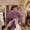 Purple, variant on Foldable Feather Fan,Embroidered Flower Handheld Chinese Folding Fans,1920s Feather Fan Flapper Hand Fan for Women Costume Party Wedding Dancing Decoration